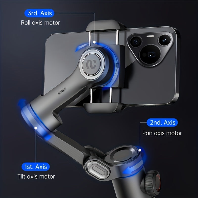 Opvouwbare Gimbal Stabilisator – Perfect voor Vloggen & Video-opnames